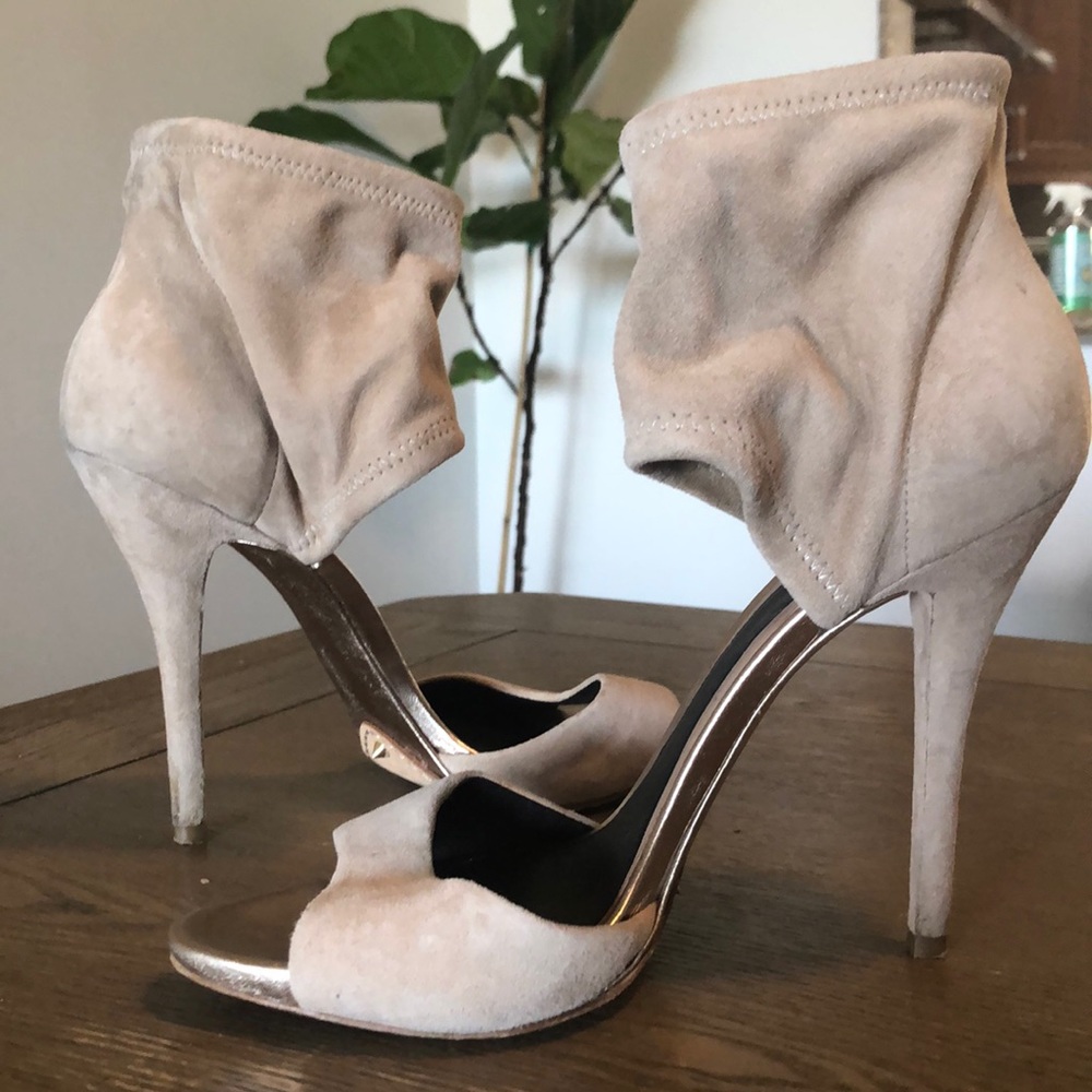 Brian Atwood Suede Heels